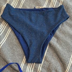 Blue Glitter Bikini Bottom